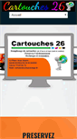 Mobile Screenshot of cartouches26.fr